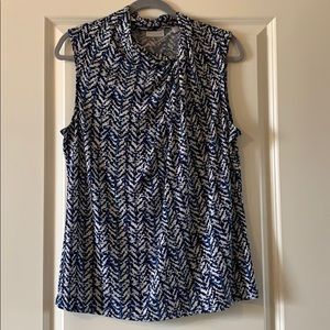 Sleeveless high neck dress top
